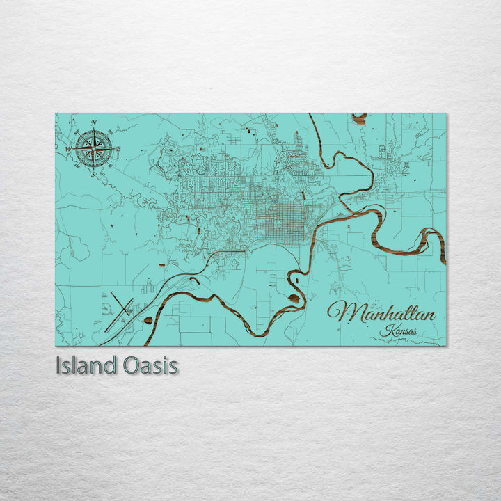 Manhattan, Kansas Street Map