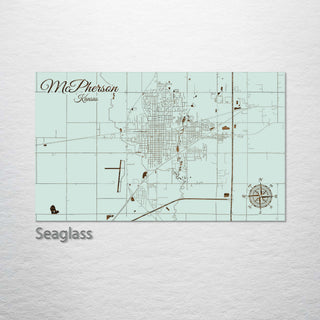 McPherson, Kansas Street Map
