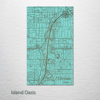 Merriam, Kansas Street Map