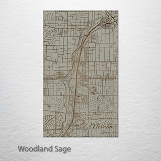 Merriam, Kansas Street Map