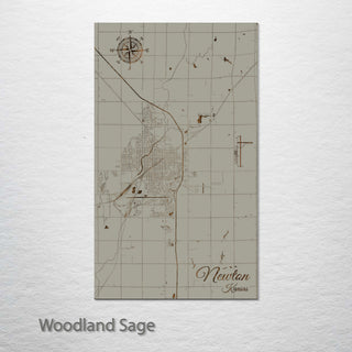 Newton, Kansas Street Map