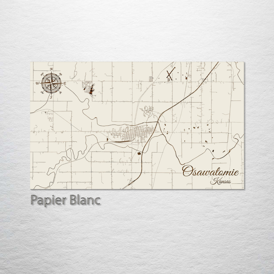 Osawatomie, Kansas Street Map