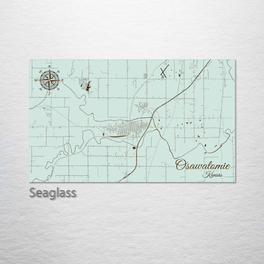 Osawatomie, Kansas Street Map