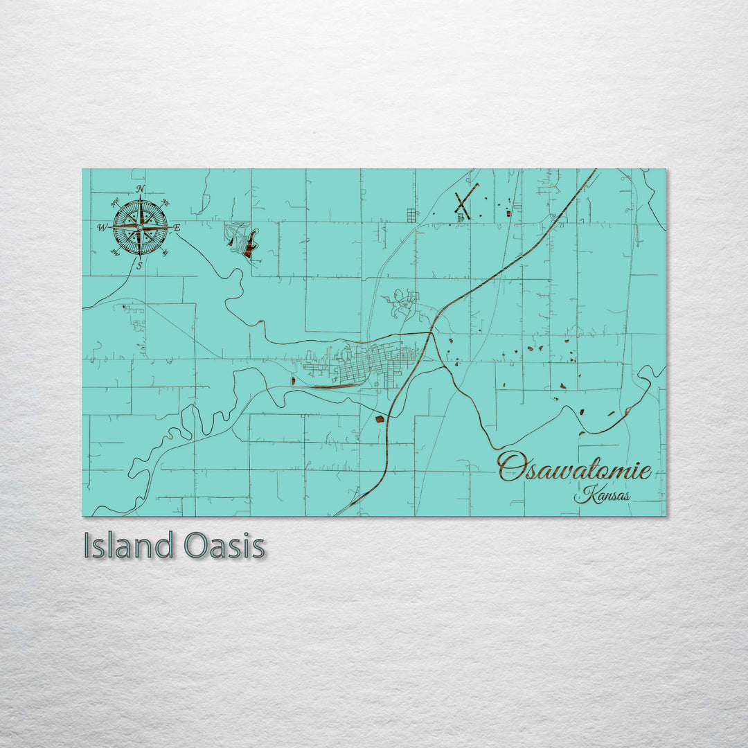 Osawatomie, Kansas Street Map