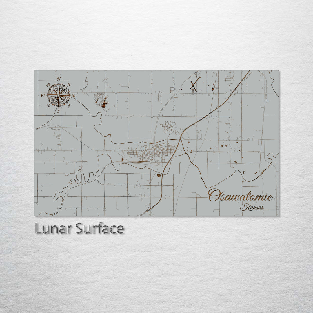 Osawatomie, Kansas Street Map