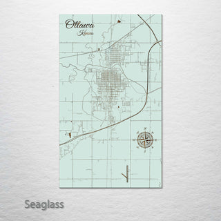 Ottawa, Kansas Street Map