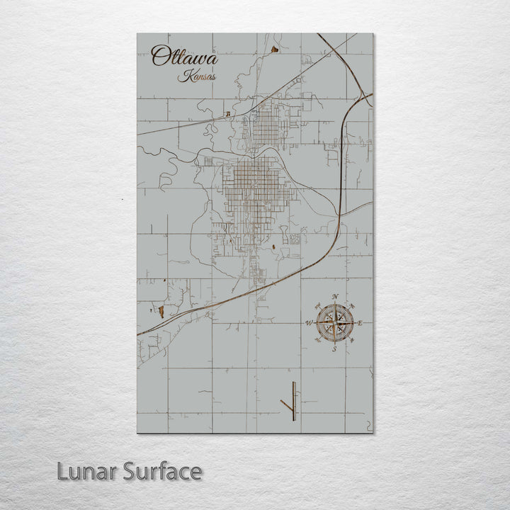 Ottawa, Kansas Street Map