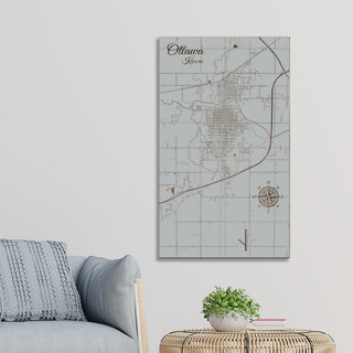 Ottawa, Kansas Street Map