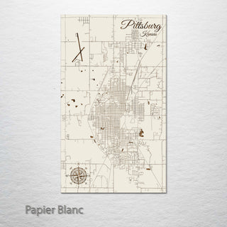 Pittsburg, Kansas Street Map