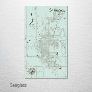 Pittsburg, Kansas Street Map