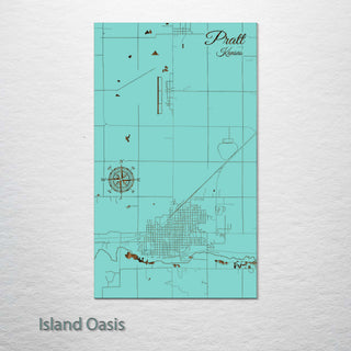 Pratt, Kansas Street Map