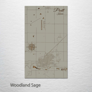 Pratt, Kansas Street Map
