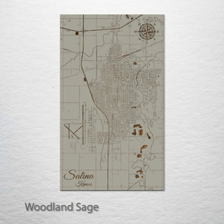 Salina, Kansas Street Map