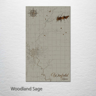 Winfield, Kansas Street Map