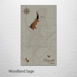Augusta, Kansas Street Map