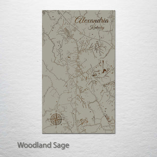 Alexandria, Kentucky Street Map