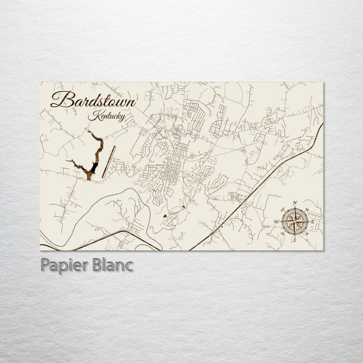 Bardstown, Kentucky Street Map