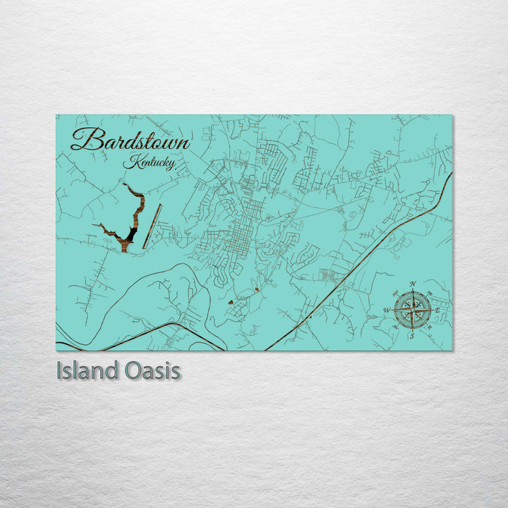 Bardstown, Kentucky Street Map