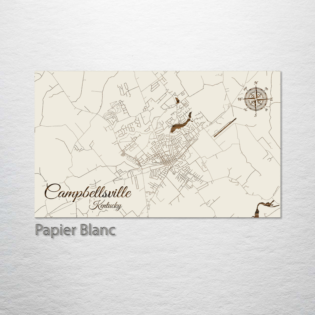Campbellsville, Kentucky Street Map