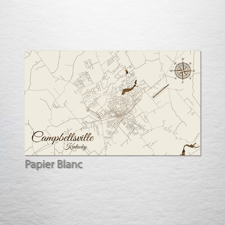 Campbellsville, Kentucky Street Map