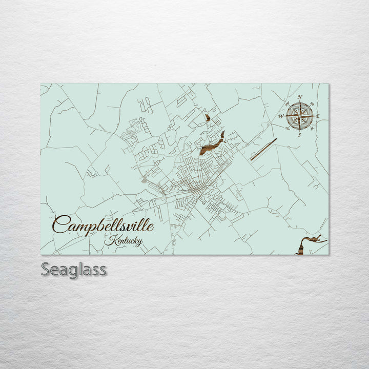 Campbellsville, Kentucky Street Map