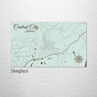 Central City, Kentucky Street Map