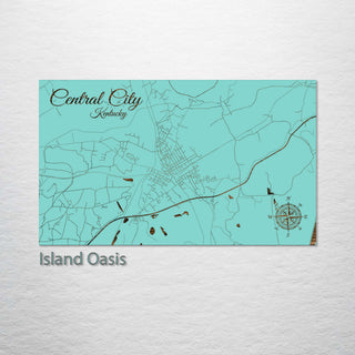 Central City, Kentucky Street Map