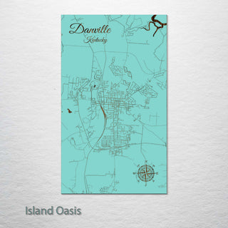 Danville, Kentucky Street Map