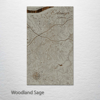 Erlanger, Kentucky Street Map