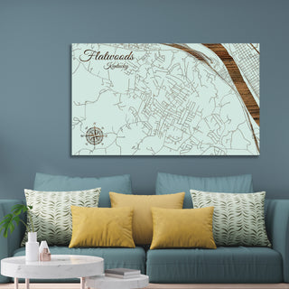 Flatwoods, Kentucky Street Map