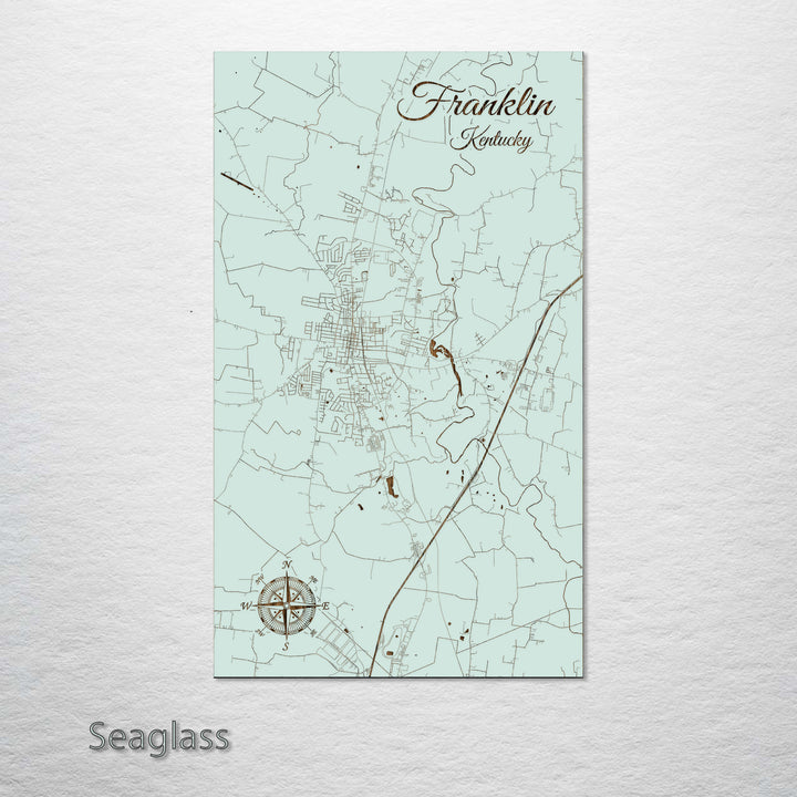 Franklin, Kentucky Street Map