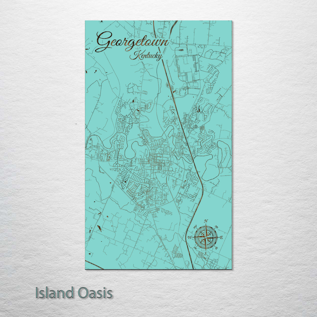 Georgetown, Kentucky Street Map