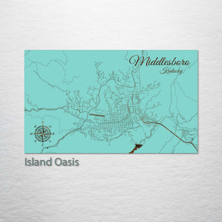 Middlesborough, Kentucky Street Map