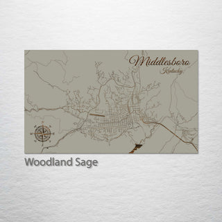 Middlesborough, Kentucky Street Map