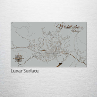 Middlesborough, Kentucky Street Map