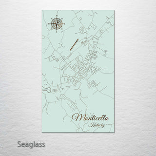 Monticello, Kentucky Street Map