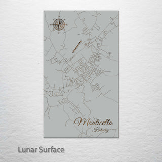 Monticello, Kentucky Street Map
