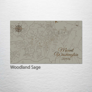 Mount Washington, Kentucky Street Map