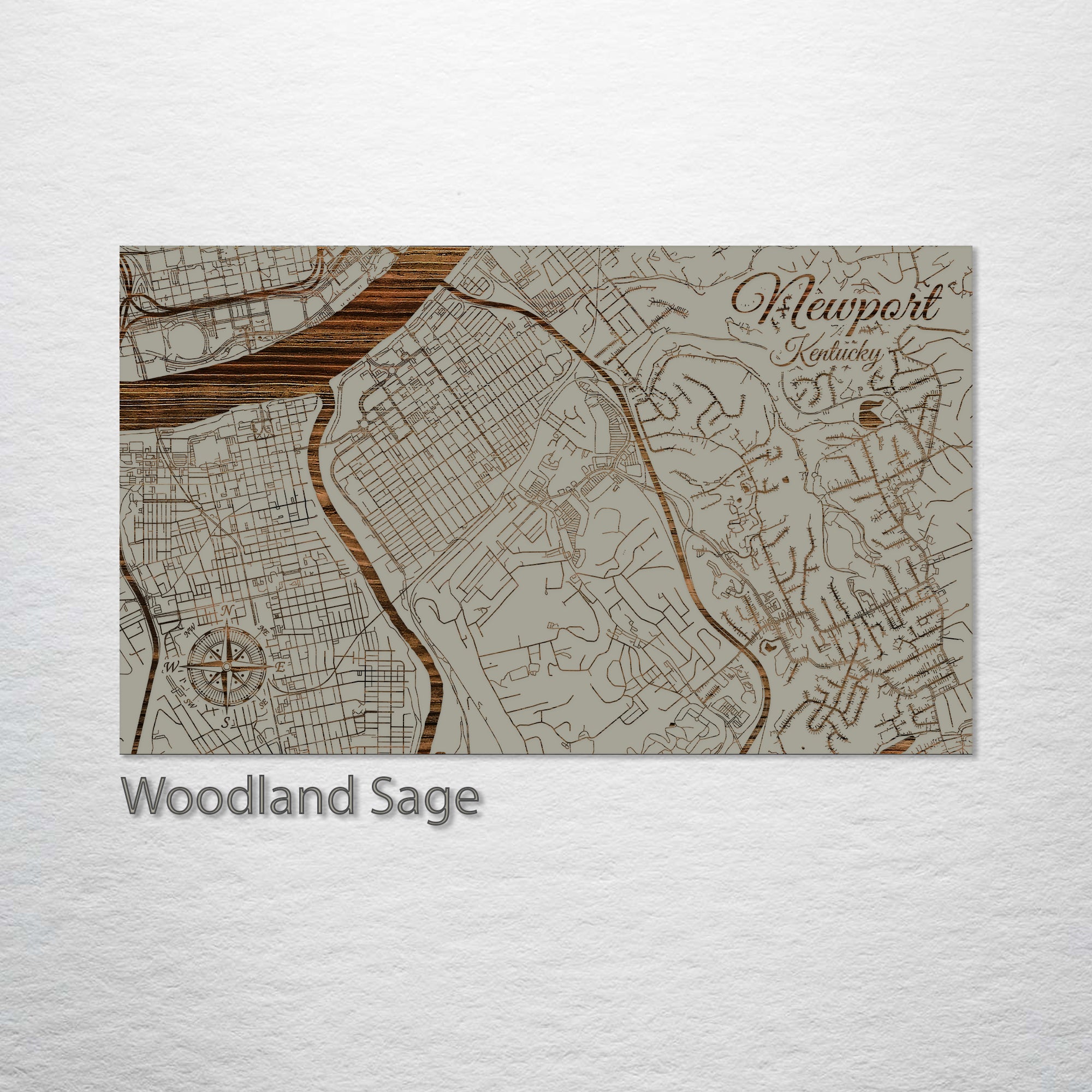 Newport, Kentucky Street Map – Fire & Pine