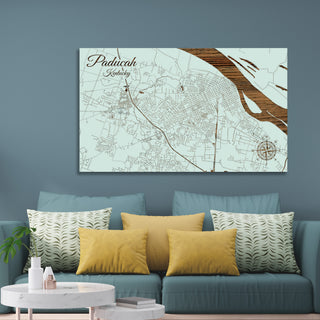 Paducah, Kentucky Street Map