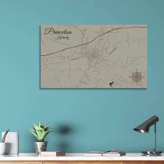 Princeton, Kentucky Street Map