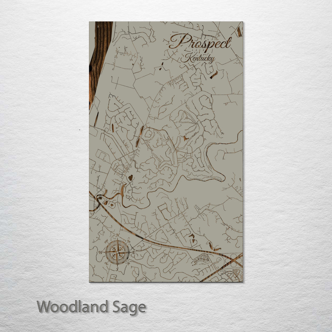 Prospect, Kentucky Street Map