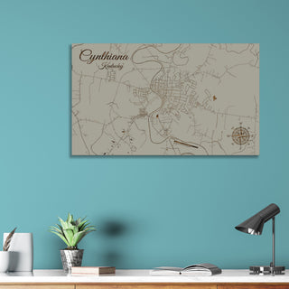Cynthiana, Kentucky Street Map