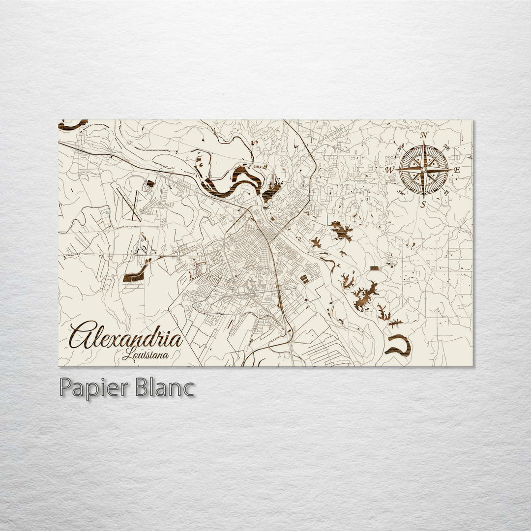 Alexandria, Louisiana Street Map