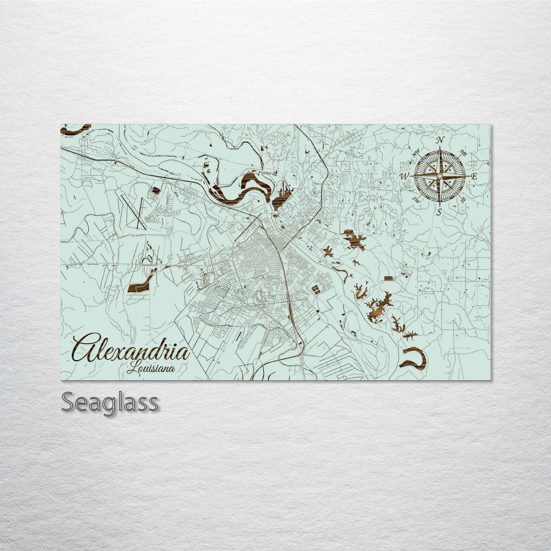 Alexandria, Louisiana Street Map