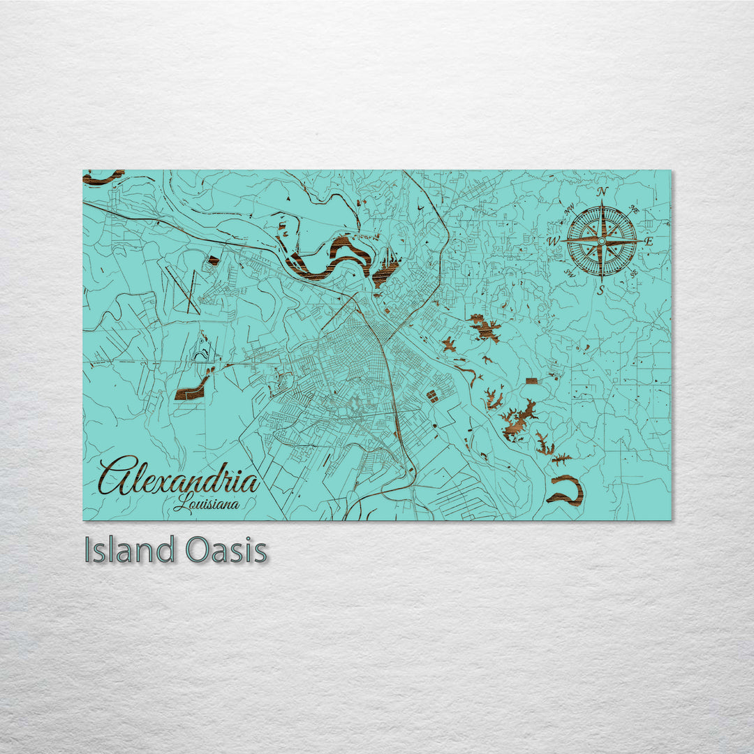 Alexandria, Louisiana Street Map