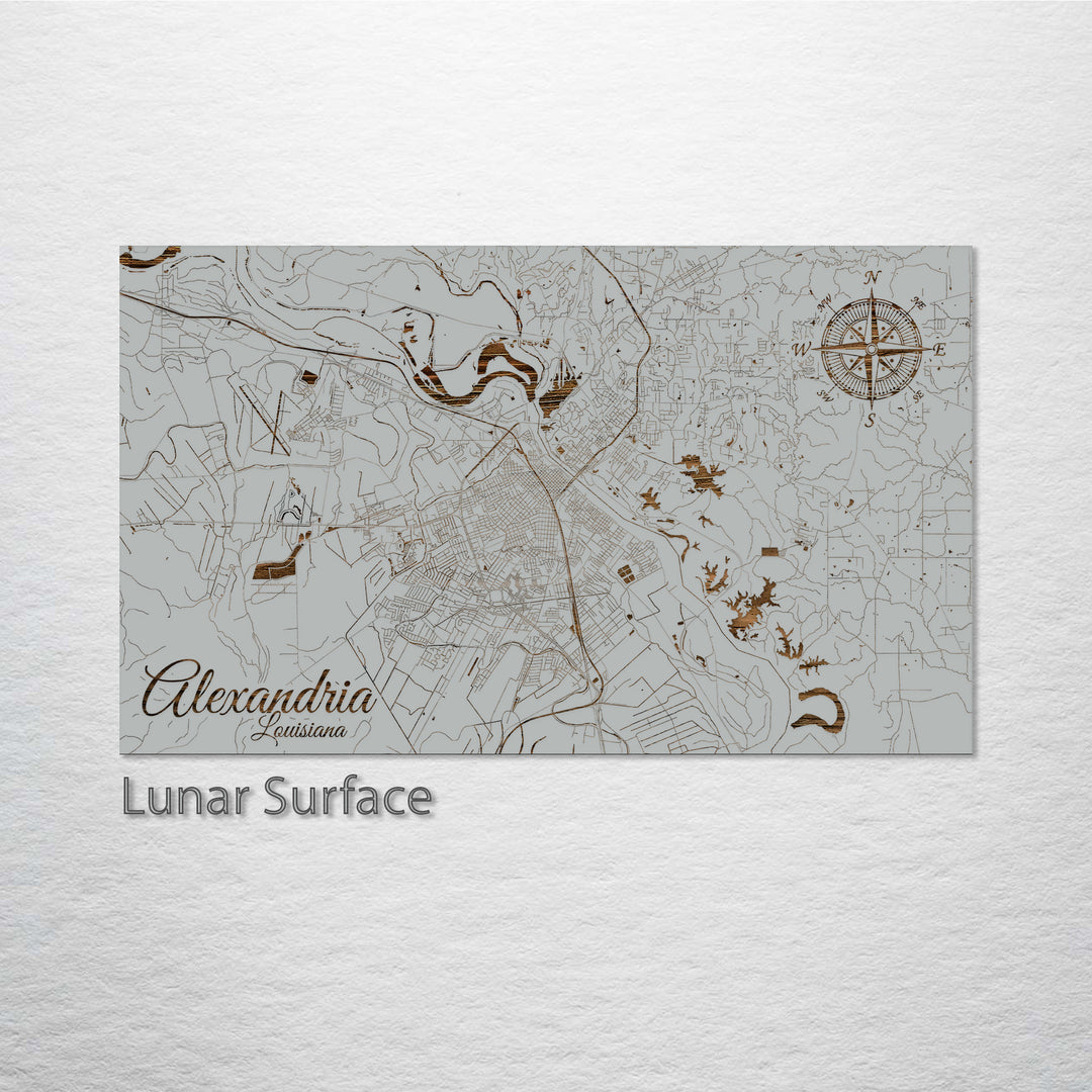 Alexandria, Louisiana Street Map