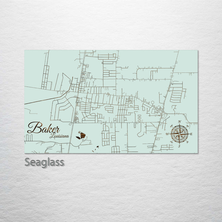 Baker, Louisiana Street Map