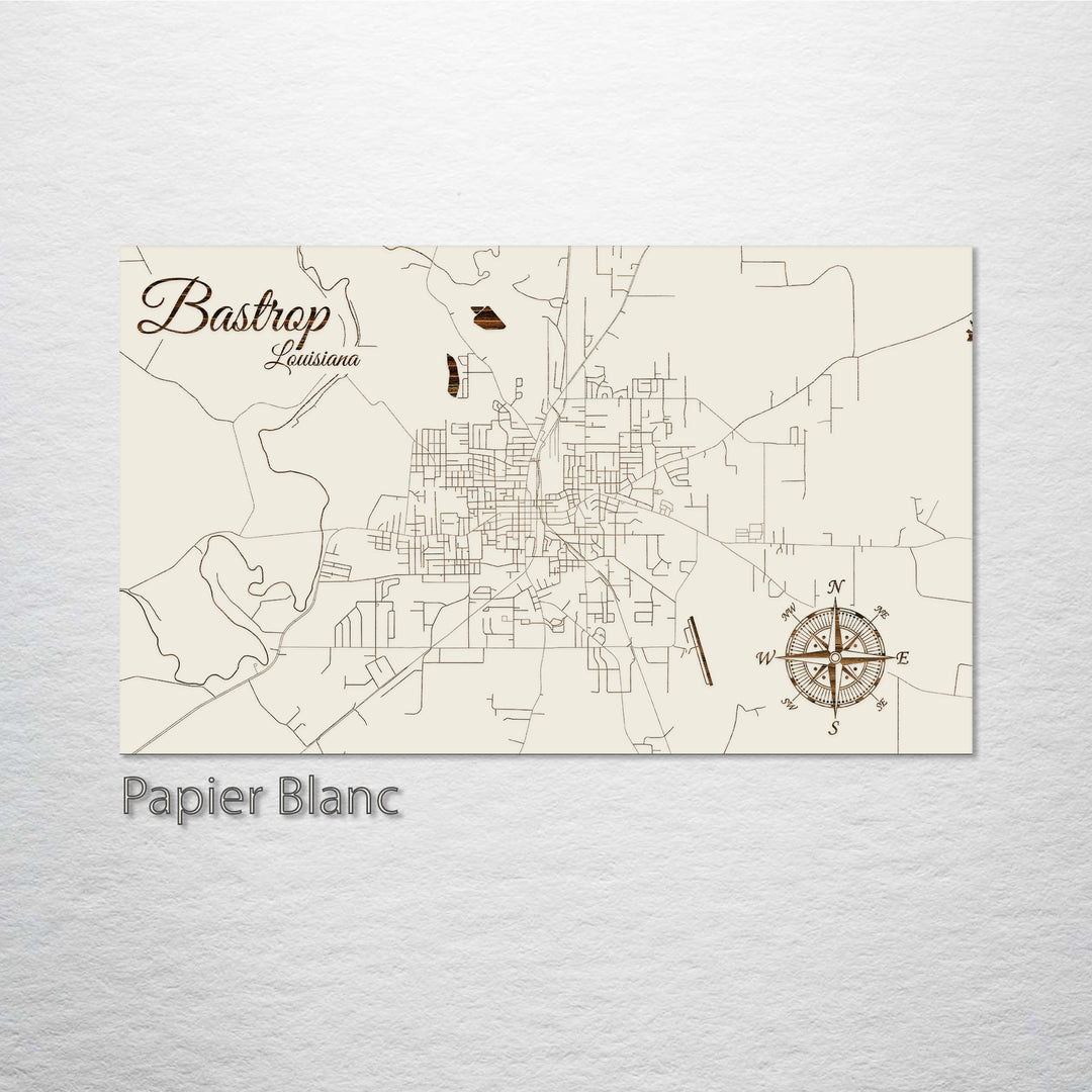 Bastrop, Louisiana Street Map