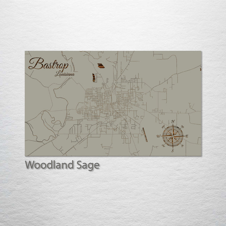 Bastrop, Louisiana Street Map